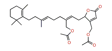 (6E)-Neomanoalide 24,25-diacetate